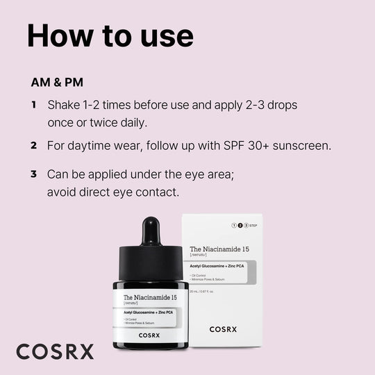 COSRX | The Niacinamide 15 Serum