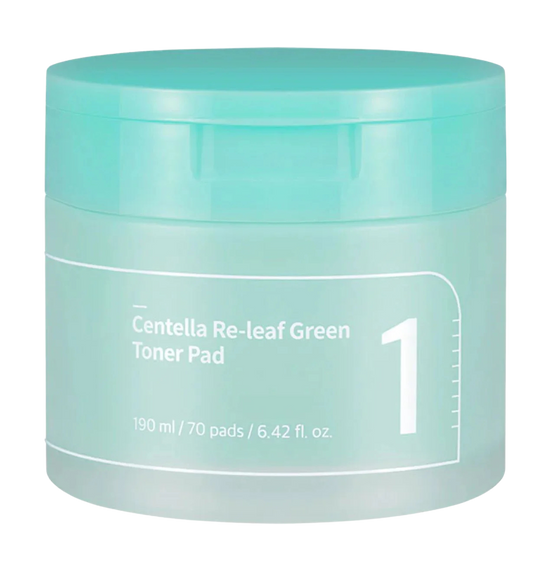 Numbuzin | No.1 Centella Re-Leaf Green Toner Pad