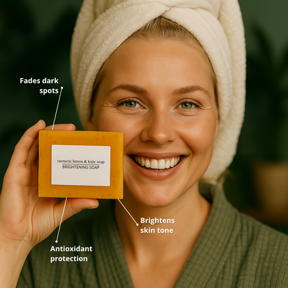Turmeric, Lemon & Kojic acid soap