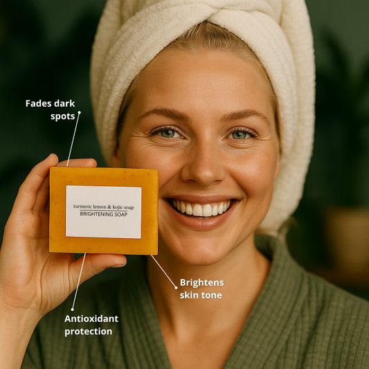 Turmeric, Lemon & Kojic acid soap